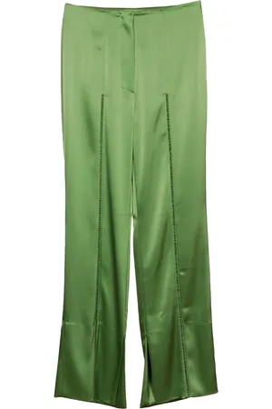 Nanushka Damen, Hosen, Grün, LGröße: