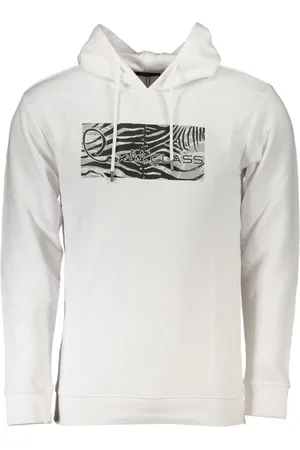 Roberto Cavalli Herren, Sweatshirts & Hoodies, Weiß, XLGröße: