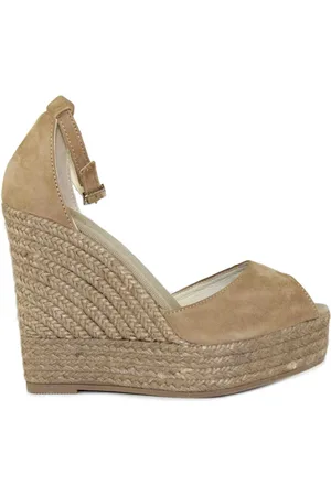 Espadrilles Damen, Schuhe, Braun, 36 EUGröße: