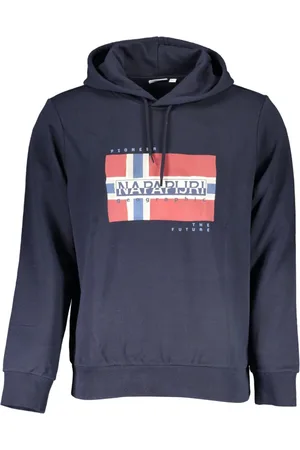 Napapijri Herren, Sweatshirts & Hoodies, Blau, 2XLGröße: