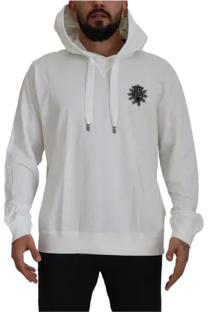 Dolce & Gabbana Herren, Sweatshirts & Hoodies, Weiß, 3XLGröße: