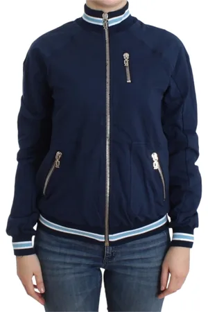 John Galliano Damen, Sweatshirts & Hoodies, Blau, SGröße: