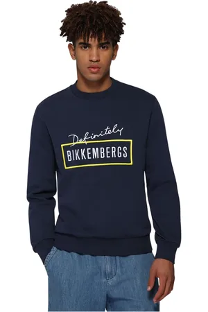 Bikkembergs Herren, Sweatshirts & Hoodies, Blau, MGröße: