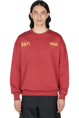 BOILER ROOM Herren, Sweatshirts & Hoodies, Rot, LGröße: