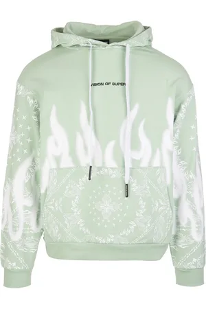 Vision Of Super Herren, Sweatshirts & Hoodies, Grün, LGröße:
