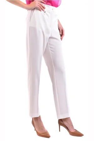 BLUMARINE Damen, Hosen, Weiß, SGröße: