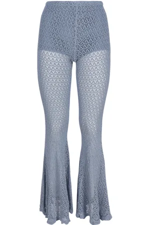 BLUMARINE Damen, Hosen, Blau, MGröße: