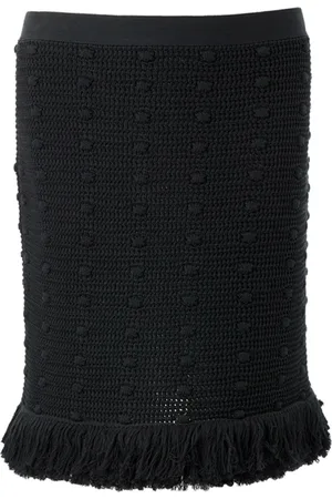 Bottega Veneta Damen, Röcke, Schwarzk, LGröße: