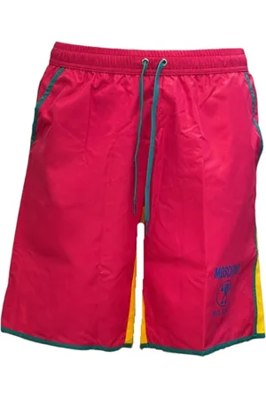 Moschino Herren, Bademode, Rot, MGröße: