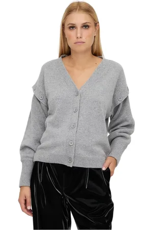FEDERICA TOSI Damen, Strickwaren, Grau, 2XSGröße:
