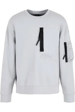 Armani Exchange Herren, Sweatshirts & Hoodies, Grau, XLGröße: