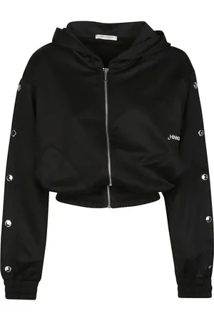 hinnominate Damen, Sweatshirts & Hoodies, Schwarzk, MGröße: