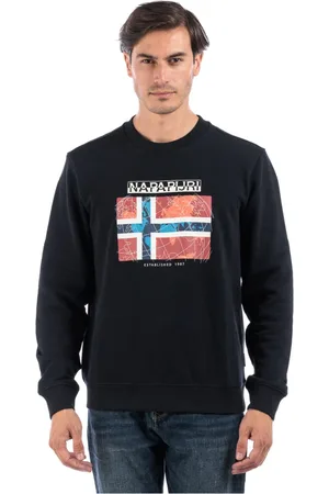 Napapijri Herren, Sweatshirts & Hoodies, Schwarzk, MGröße: