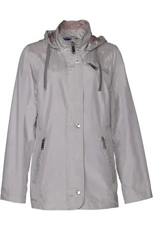 Danwear Damen, Mäntel, Grau, LGröße:
