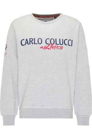Carlo Colucci Herren, Sweatshirts & Hoodies, Grau, 2XLGröße: