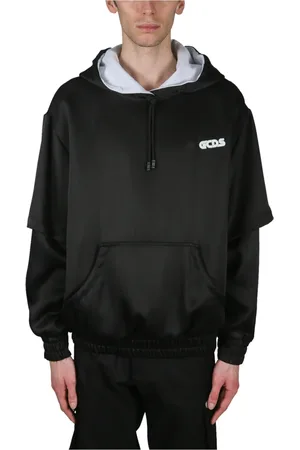 GCDS Herren, Sweatshirts & Hoodies, Schwarzk, SGröße: