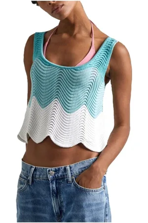 Pepe Jeans Damen, Oberteile, Blau, SGröße: