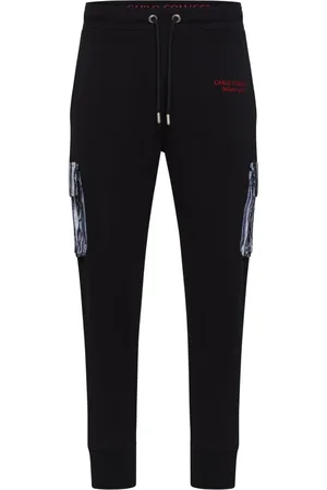 Carlo Colucci Herren, Hosen, Schwarzk, XLGröße: