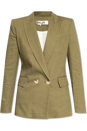 Diane von Furstenberg Damen, Jacken, Grün, 2XSGröße: