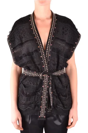 LANEUS Damen, Strickwaren, Schwarzk, SGröße: