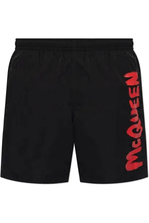 Alexander McQueen Herren, Bademode, Schwarzk, SGröße: