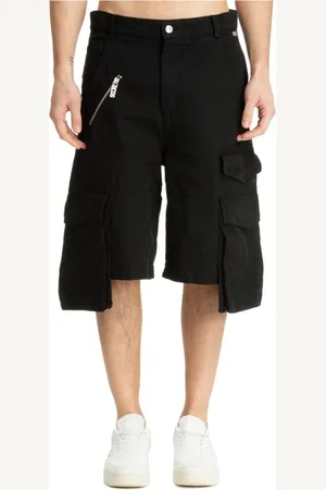 GCDS Herren, Shorts, Schwarzk, LGröße: