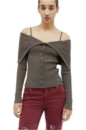 BLUMARINE Damen, Strickwaren, Grau, MGröße:
