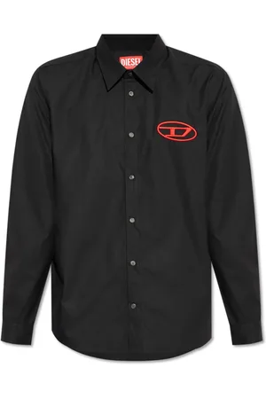 Diesel Herren, Shirts, Schwarzk, MGröße:
