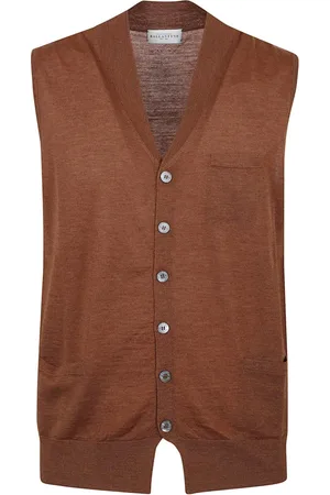 BALLANTYNE Herren, Strickwaren, Braun, 2XLGröße: