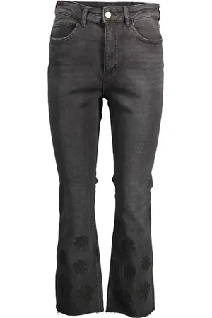 Desigual Damen, Jeans, Schwarzk, SGröße:
