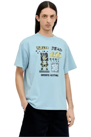 Brain Dead Herren, Oberteile, Blau, XLGröße:
