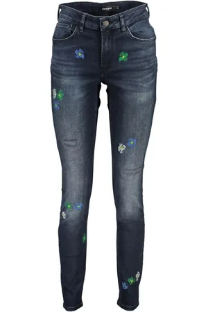 Desigual Damen, Jeans, Blau, XLGröße: