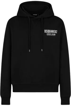 Dsquared2 Herren, Sweatshirts & Hoodies, Schwarzk, XLGröße: