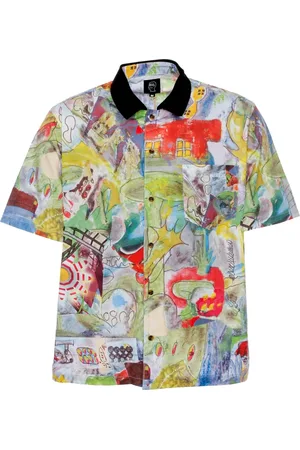 Brain Dead Herren, Shirts, Mehrfarbig, MGröße: