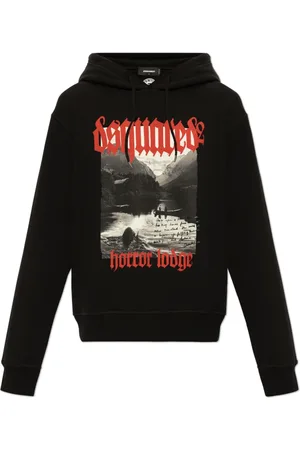 Dsquared2 Herren, Sweatshirts & Hoodies, Schwarzk, MGröße: