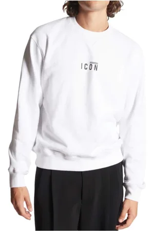 Dsquared2 Herren, Sweatshirts & Hoodies, Weiß, LGröße: