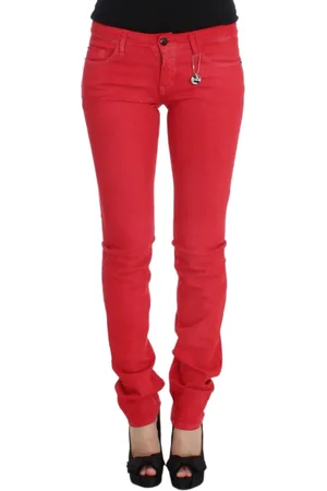 Costume National Damen, Jeans, Rot, W29Größe: