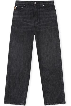Ganni Damen, Jeans, Schwarzk, W30Größe: