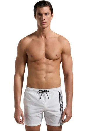 Bikkembergs Herren, Bademode, Weiß, 2XLGröße: