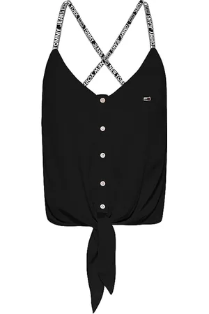 Tommy Hilfiger Damen, Oberteile, Schwarzk, XSGröße: