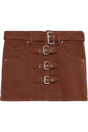 BLUMARINE Damen, Röcke, Braun, SGröße: