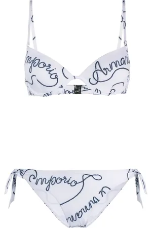 Emporio Armani Damen, Bademode, Weiß, SGröße: