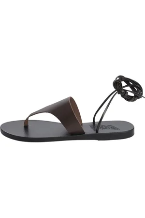 Ancient Greek Sandals Damen, Schuhe, Braun, 37 EUGröße: