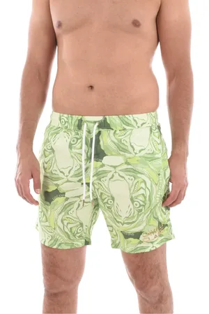 Roberto Cavalli Herren, Bademode, Grün, LGröße: