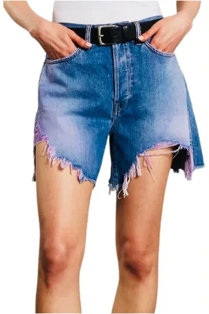 3x1 Damen, Shorts, Blau, W27Größe: