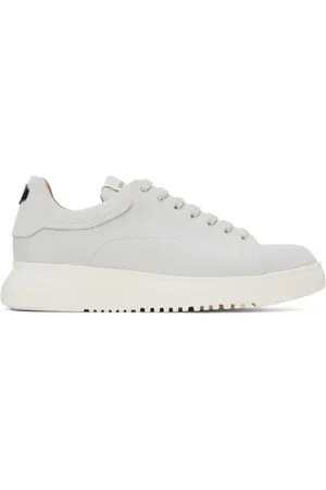 Emporio Armani Herren, Schuhe, Grau, 42 EUGröße: