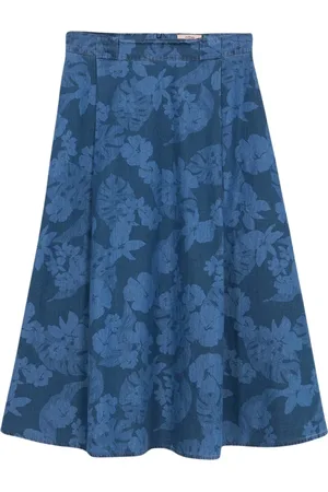 Oltre Damen, Röcke, Blau, 2XLGröße: