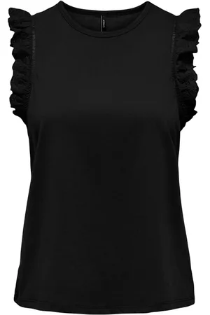 ONLY Damen, Oberteile, Schwarzk, MGröße: