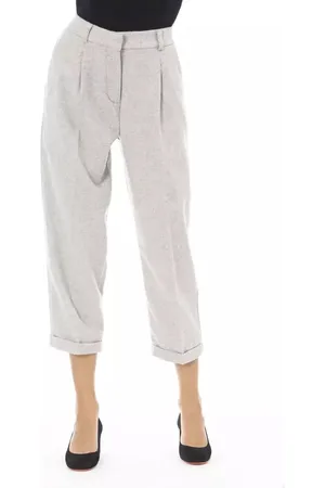 ALPHA STUDIO Damen, Hosen, Grau, MGröße: