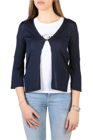 Emporio Armani Damen, Strickwaren, Blau, LGröße:
